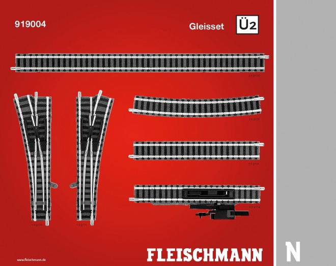 Track Set U2, passing track 2<br /><a href='images/pictures/Fleischmann/Fleischmann-919004.jpg' target='_blank'>Full size image</a>